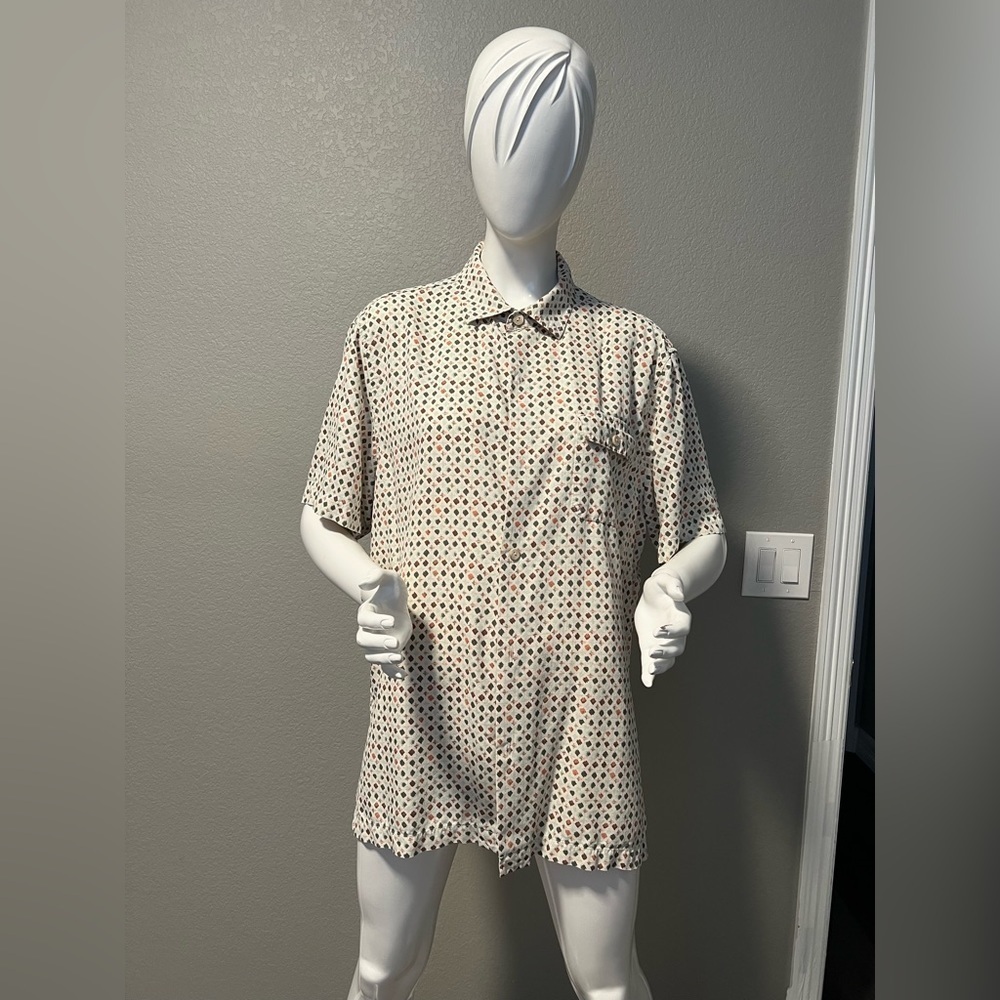 Tommy Bahama Silk Multi Color Shirt Size L